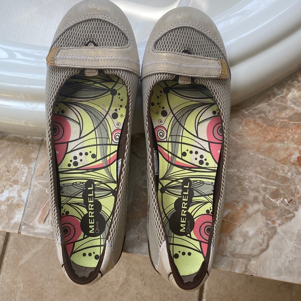 Merrill platino ballet flat